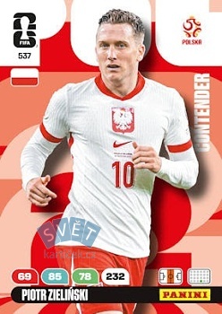 Piotr Zielinski Poland Panini FIFA World Cup 2026 Adrenalyn XL Contenders #537